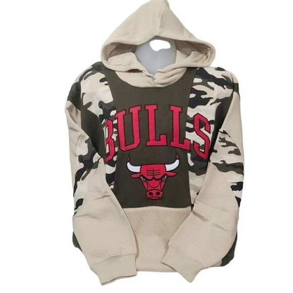 Ultra Game NBA Chicago Bulls Camo Hoodie -D - Picture 3 of 4